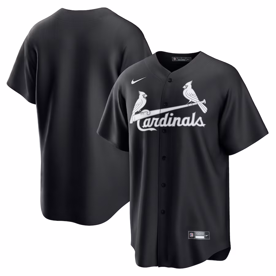 Men's St. Louis Cardinals Nike Black Replica Jersey