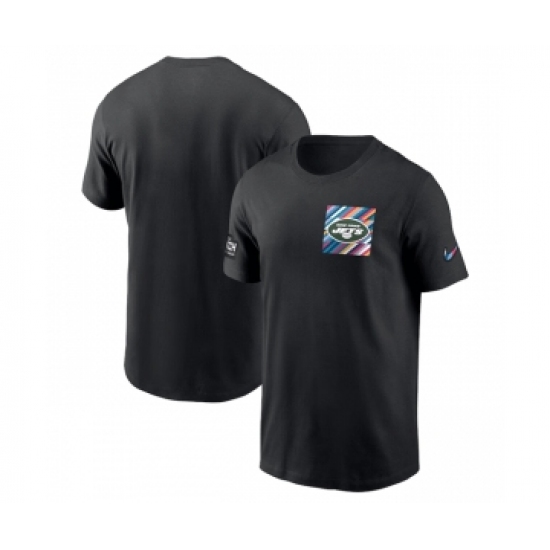 Men's New York Jets Black 2023 Crucial Catch Sideline Tri-Blend T-Shirt