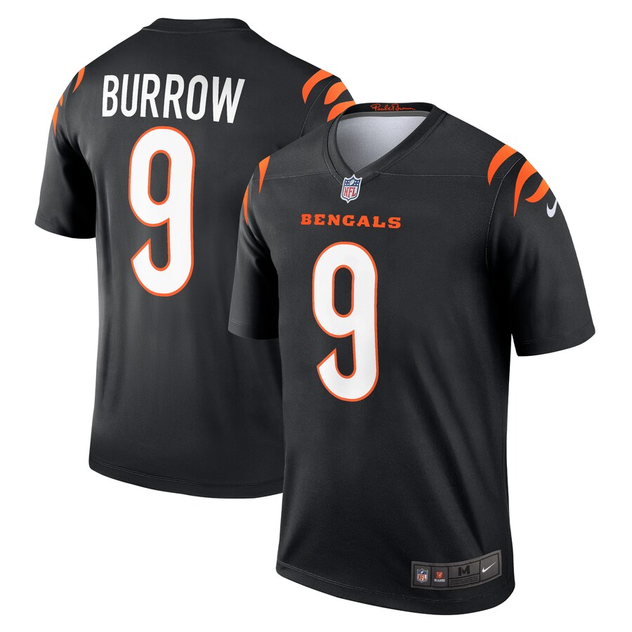 Men's Cincinnati Bengals Joe Burrow Nike Black Team Legend Jersey
