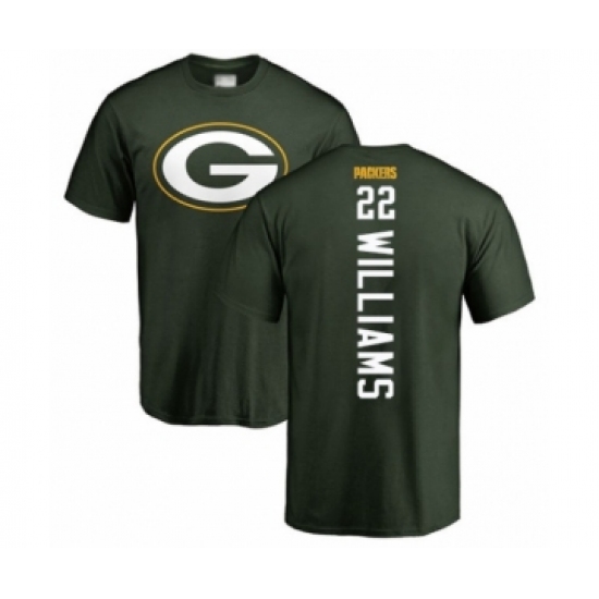 Football Green Bay Packers #22 Dexter Williams Green Backer T-Shirt