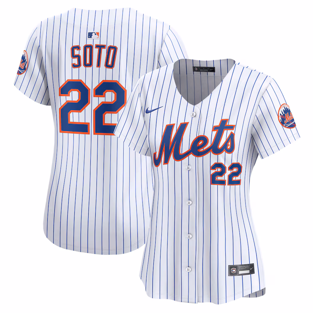 Women's New York Mets Juan Soto Nike White Home Limited Jersey