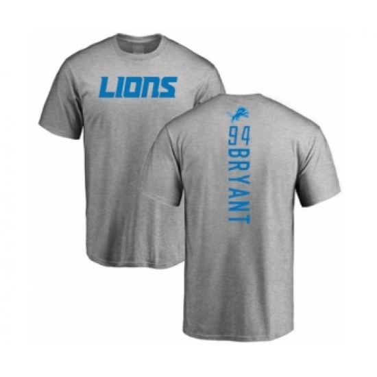 Football Detroit Lions #94 Austin Bryant Ash Backer T-Shirt