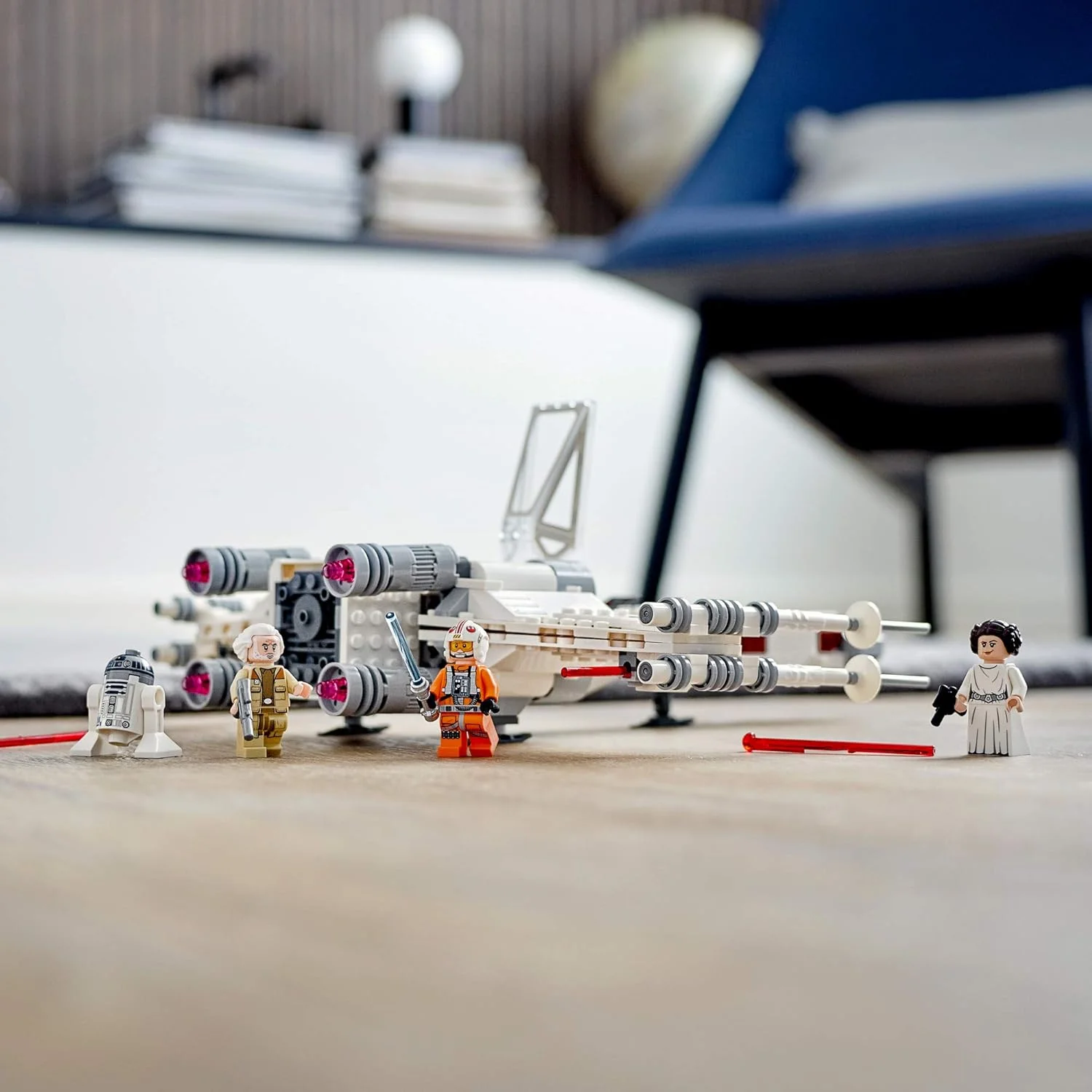 LEGO Star Wars Luke Skywalker's X-Wing Fighter 75301 Building Toy, Gifts for Kids, Boys & Girls with Princess Leia Minifigure and R2-D2 Droid Figure