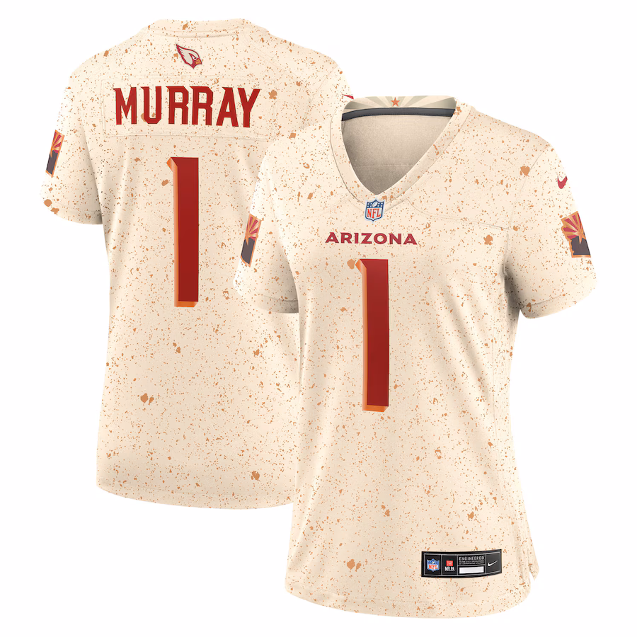 Women's Arizona Cardinals Kyler Murray Nike Natural 2025 Rivalries Collection Game Jersey