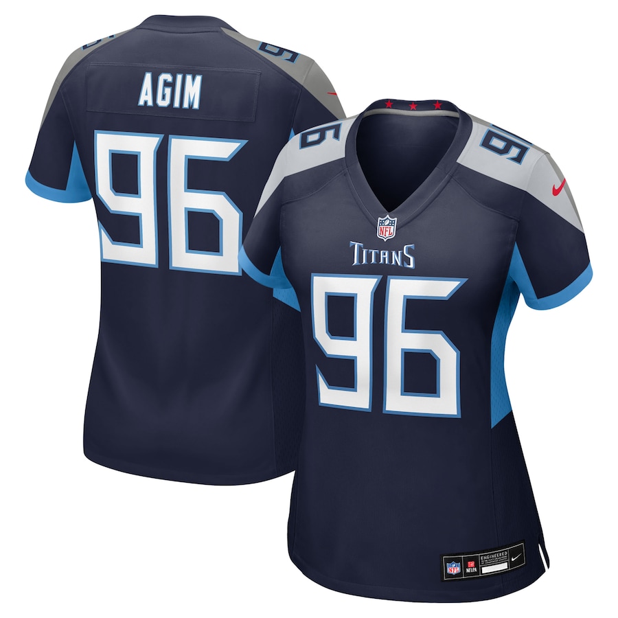 Women's Tennessee Titans McTelvin Agim Nike Navy Alternate Game Jersey