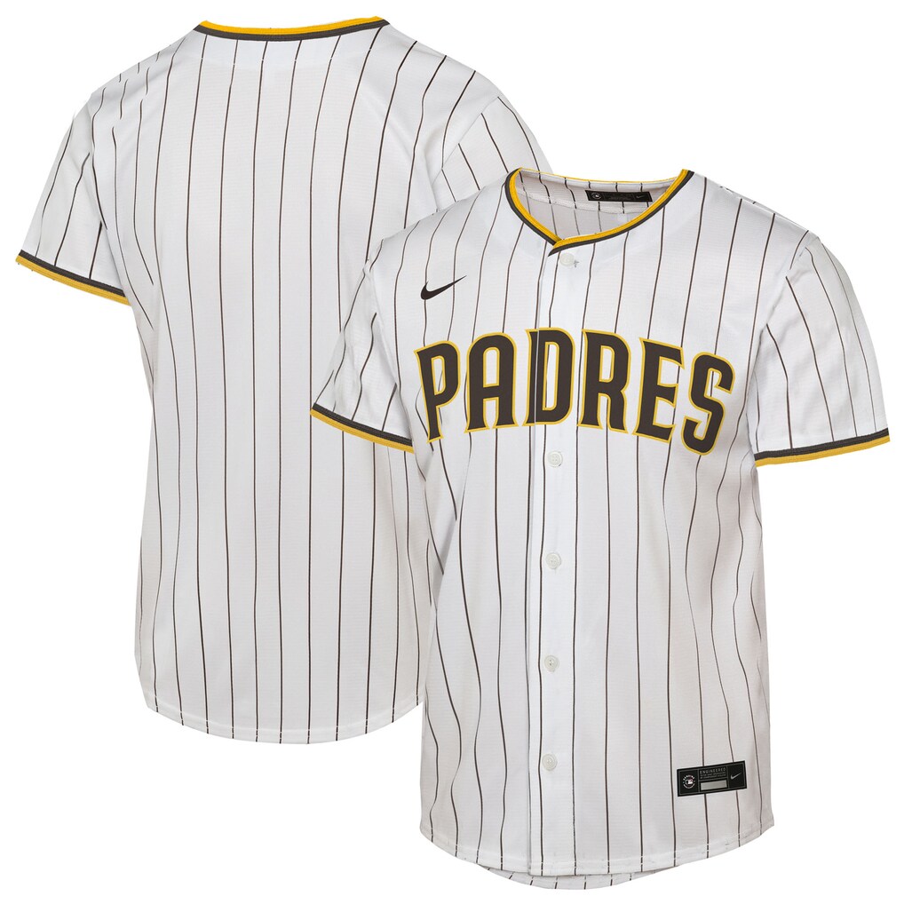 Youth San Diego Padres  Nike White Home Replica Jersey