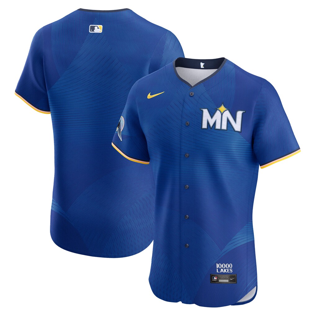 Men's Minnesota Twins Nike Royal City Connect  Elite Jersey