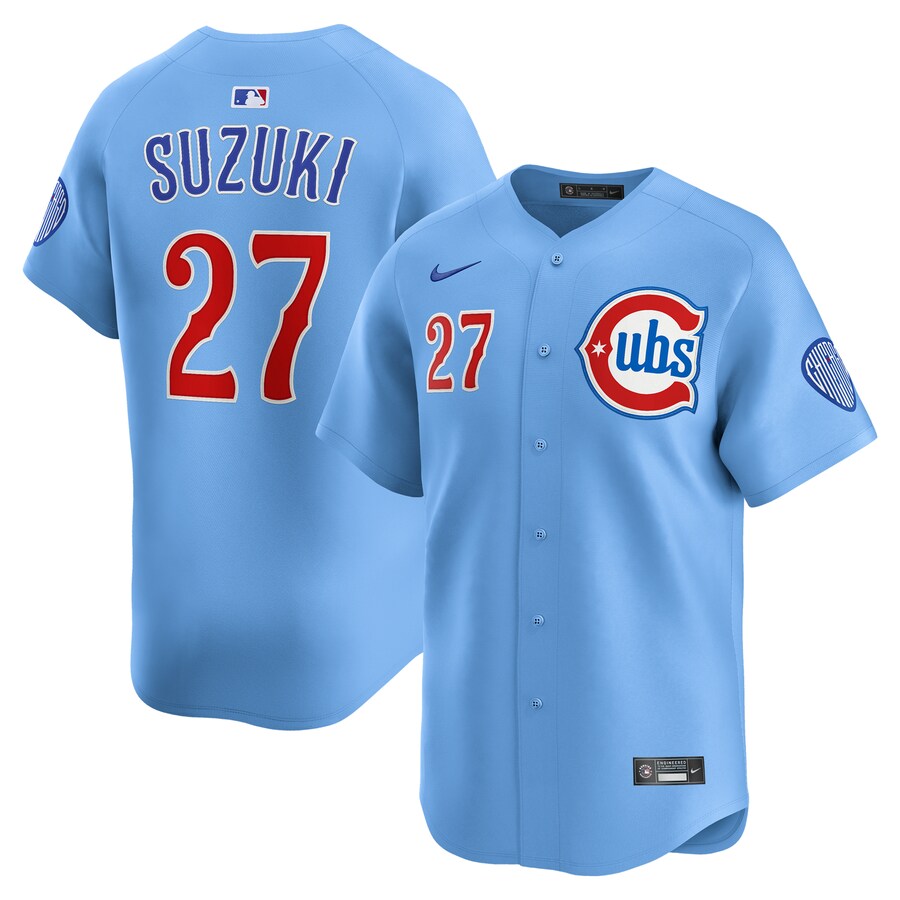 Men's Chicago Cubs Seiya Suzuki Nike Royal 2nd Alternate Limited Player Jersey