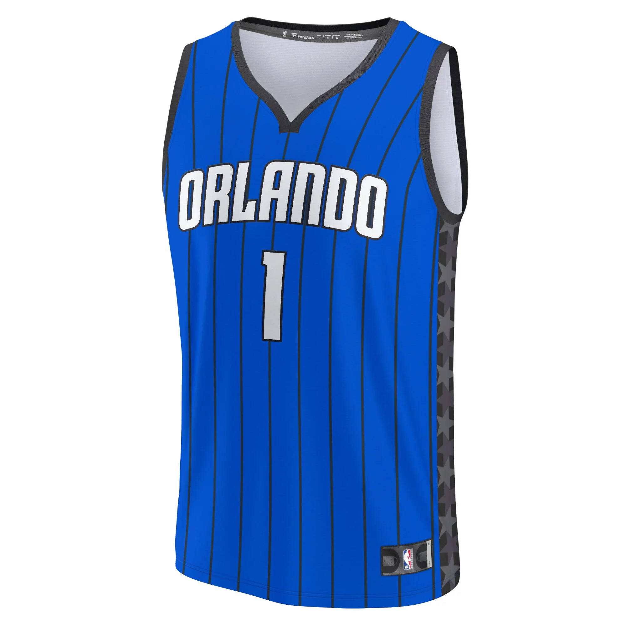 Men's Fanatics Jonathan Isaac Blue Orlando Magic Fast Break Replica Player Jersey - Statement Edition - Curated Treasures Market
