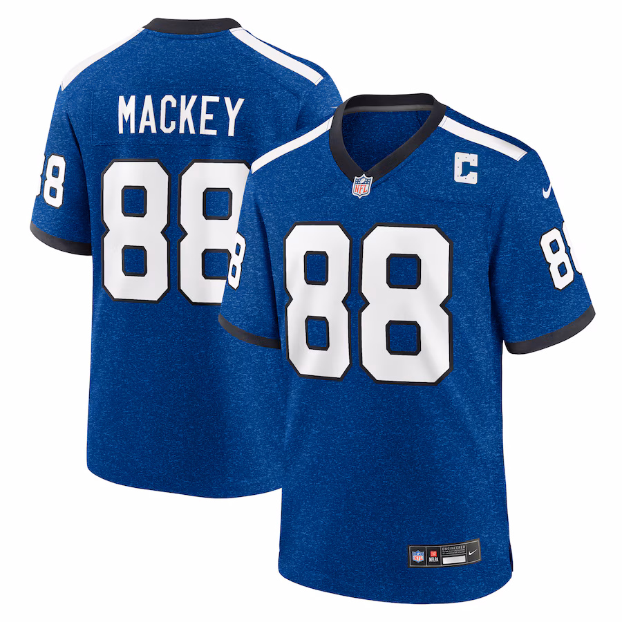 Men's Indianapolis Colts John Mackey Nike Blue Retired Player Alternate Game Jersey