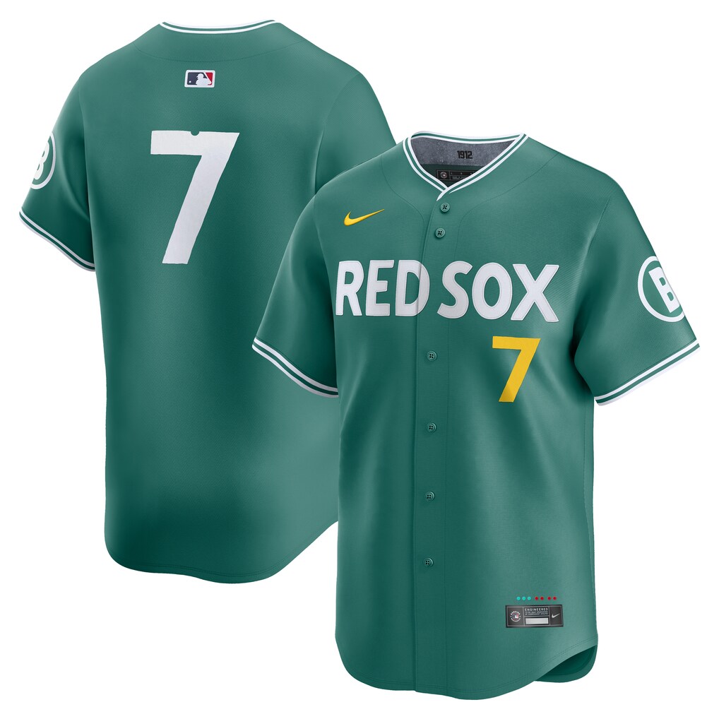 Men's Boston Red Sox Masataka Yoshida Nike Green 2025 City Connect Limited Player Jersey