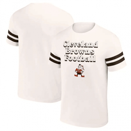 Men's Cleveland Browns Cream X Darius Rucker Collection Vintage T Shirt