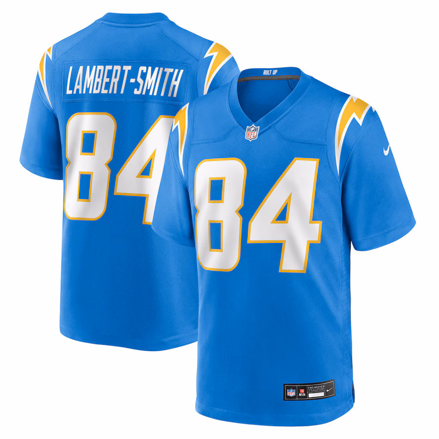 Men's Los Angeles Chargers KeAndre Lambert-Smith Nike Powder Blue Team Game Jersey