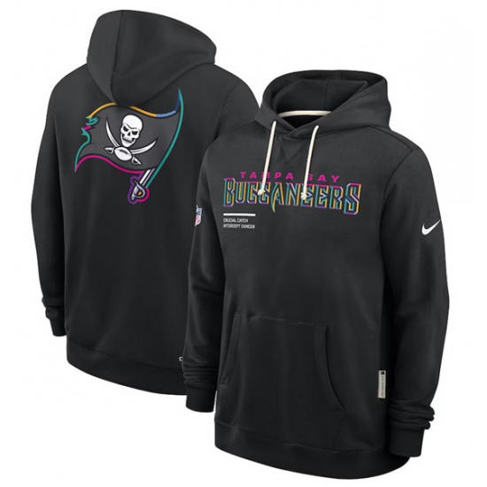 Men's Tampa Bay Buccaneers Black 2025 Crucial Catch Dri-FIT Hoodie