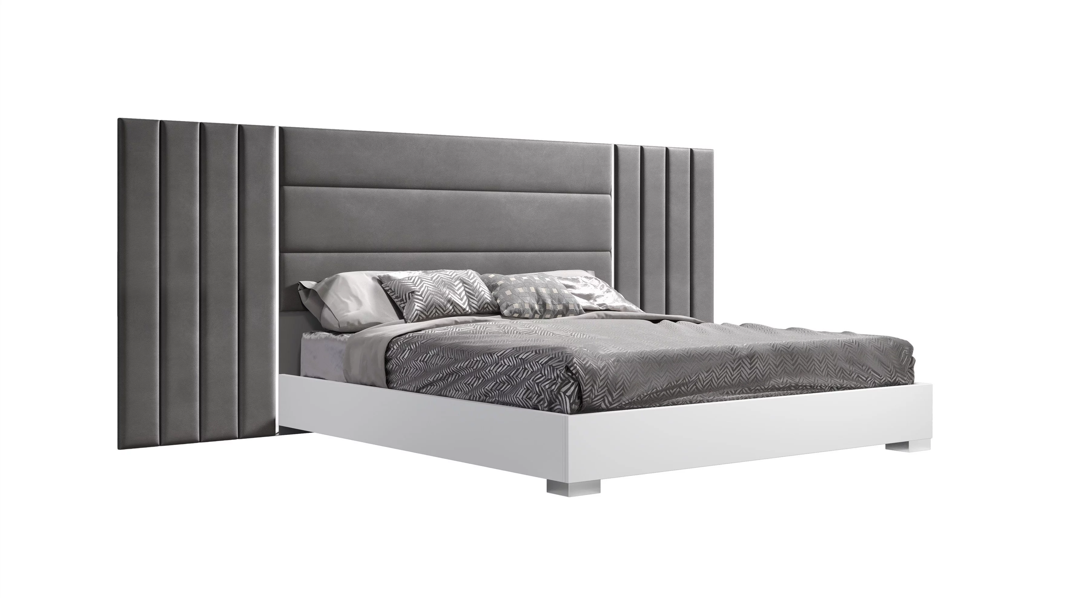 J&M Furniture Nina Premium Bedroom with 6 piece queen bed. chest .dresser .mirror and 2 nightstand .queen bedroom set