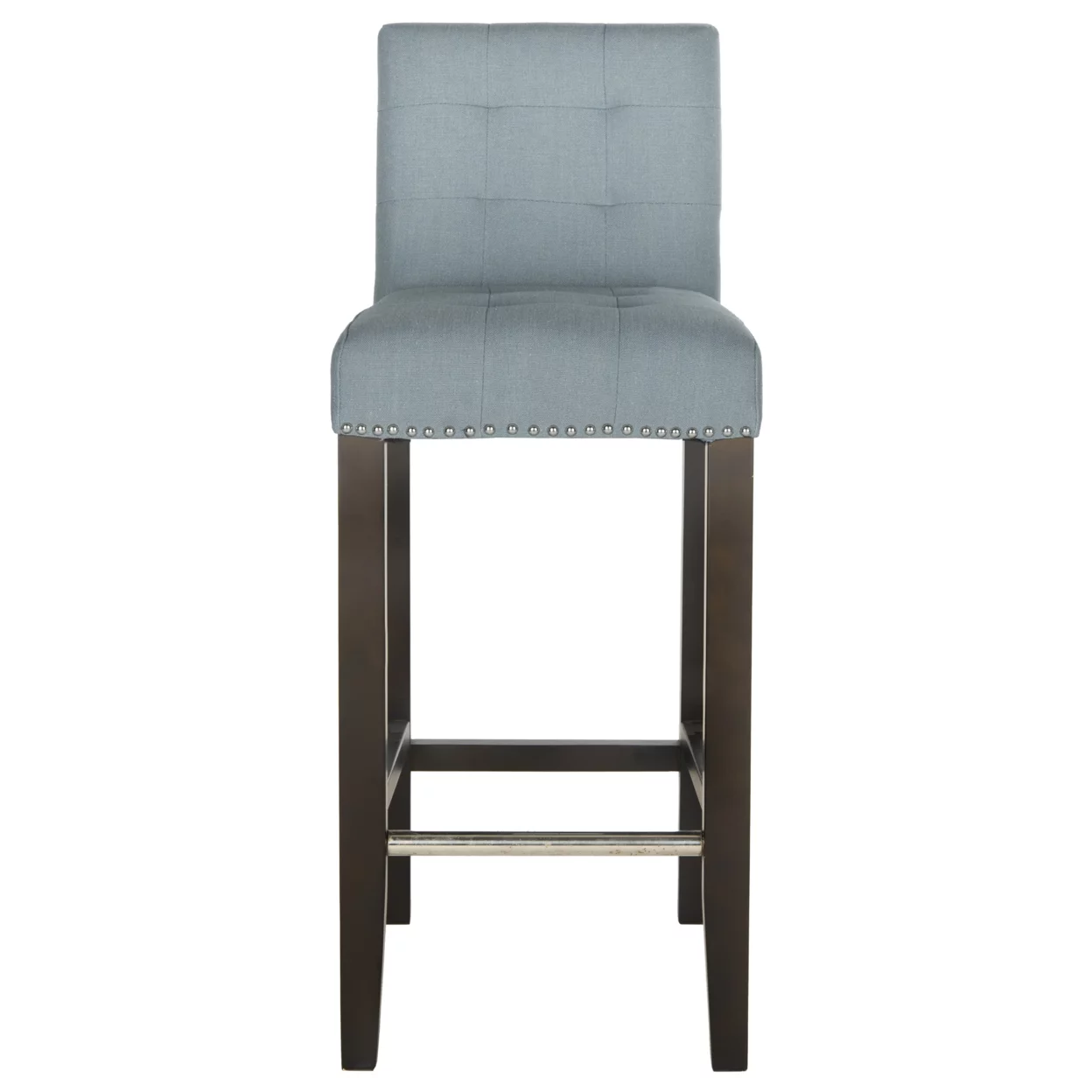 SAFAVIEH Thompson Bar Stool Sky Blue - Curated Treasures Market