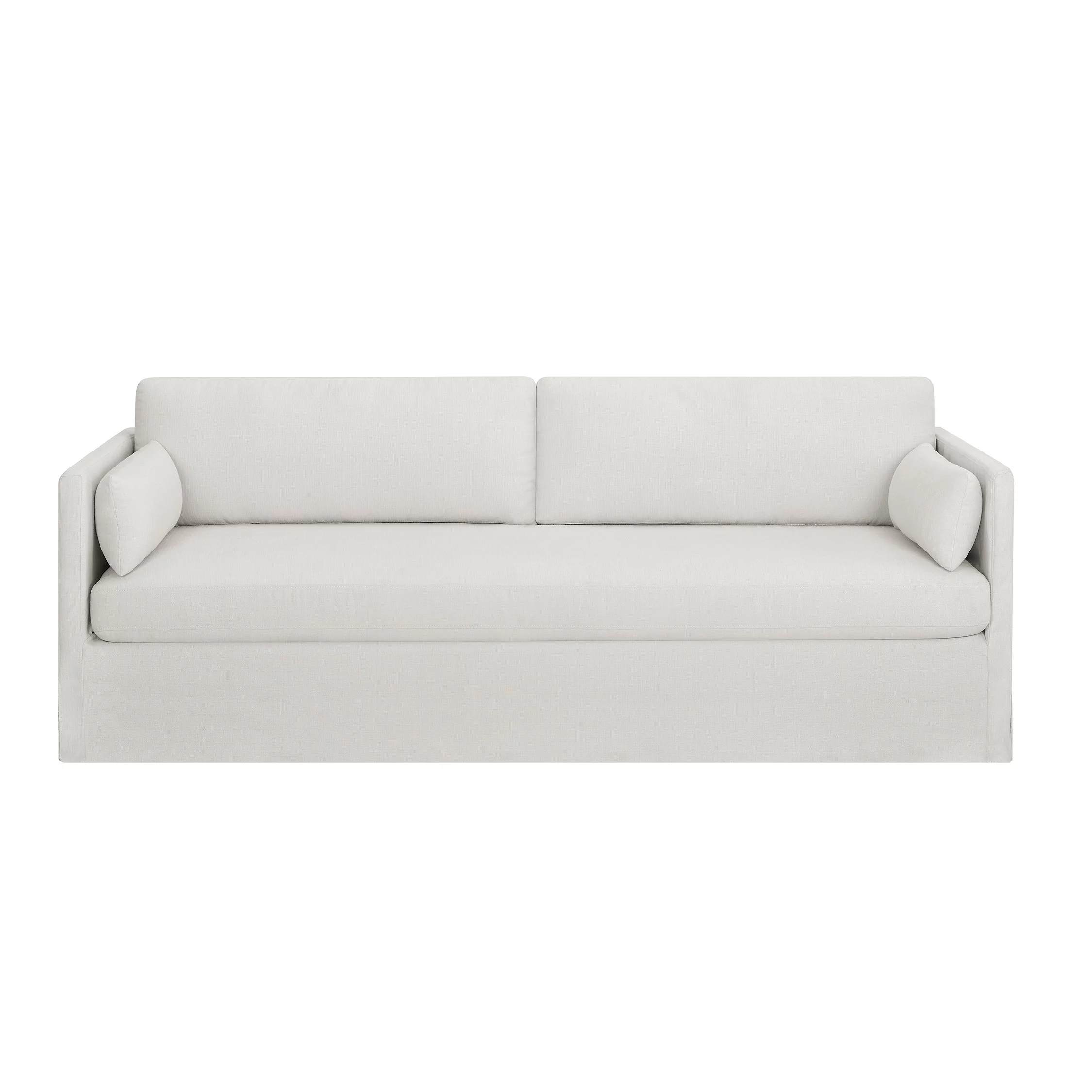 Better Homes & Gardens Waylen Slipcover Sofa, Cream, by Dave & Jenny Marrs