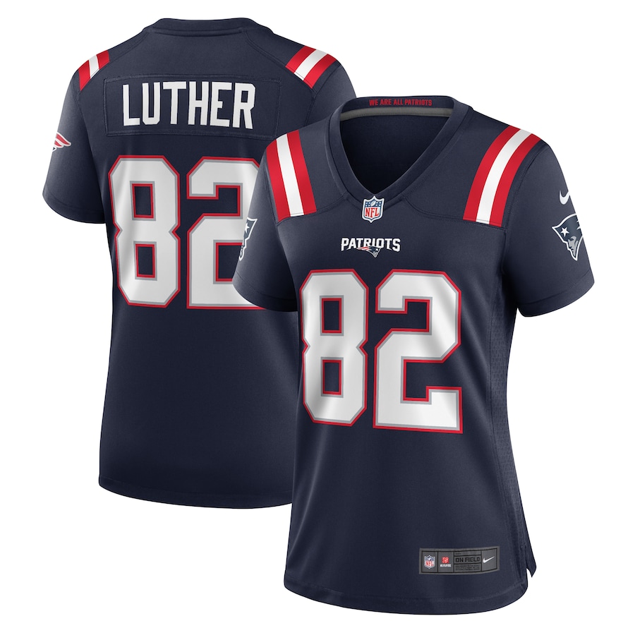 Women's New England Patriots T.J. Luther Nike Navy Game Jersey