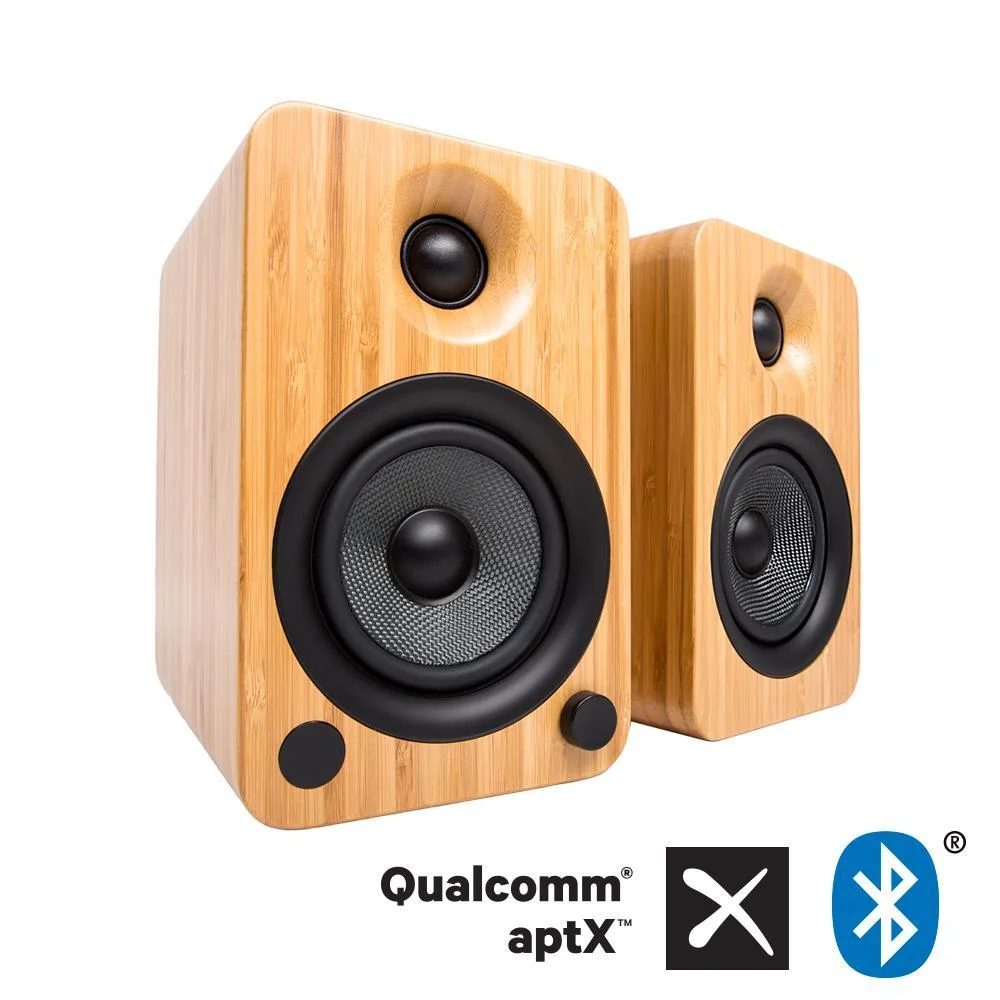 Kanto Living YU4 2-Way Powered Bookshelf Speakers (Pair, Pure) - Curated Treasures Market