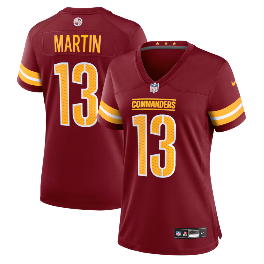 Women's Washington Commanders Tay Martin Nike Burgundy Team Game Jersey