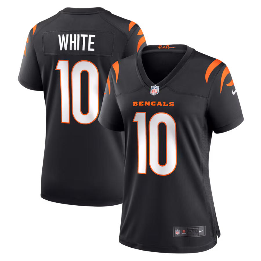 Women's Cincinnati Bengals Mike White Nike Black Team Game Jersey