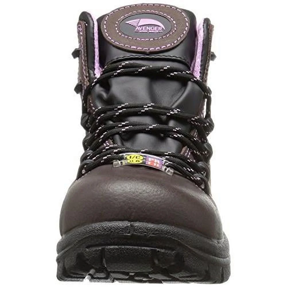 FSI FOOTWEAR SPECIALTIES INTERNATIONAL NAUTILUS Avenger Women's 6-inch Framer Composite Toe Waterproof Work Boot Brown - A7123 - Curated Treasures Market