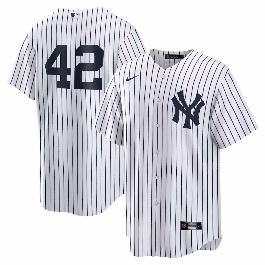 Men's New York Yankees Mariano Rivera Nike White Home Retired Player Replica Jersey