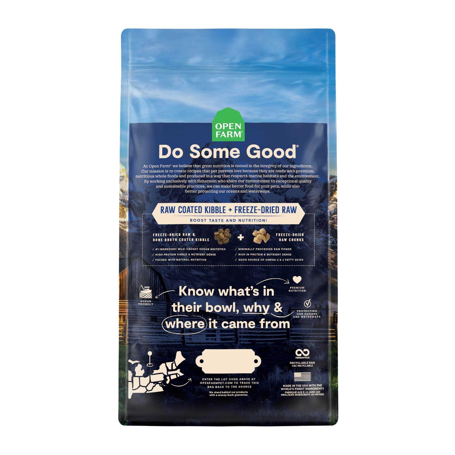 Open Farm Grain Free RawMix Wild Ocean Dry Cat Food