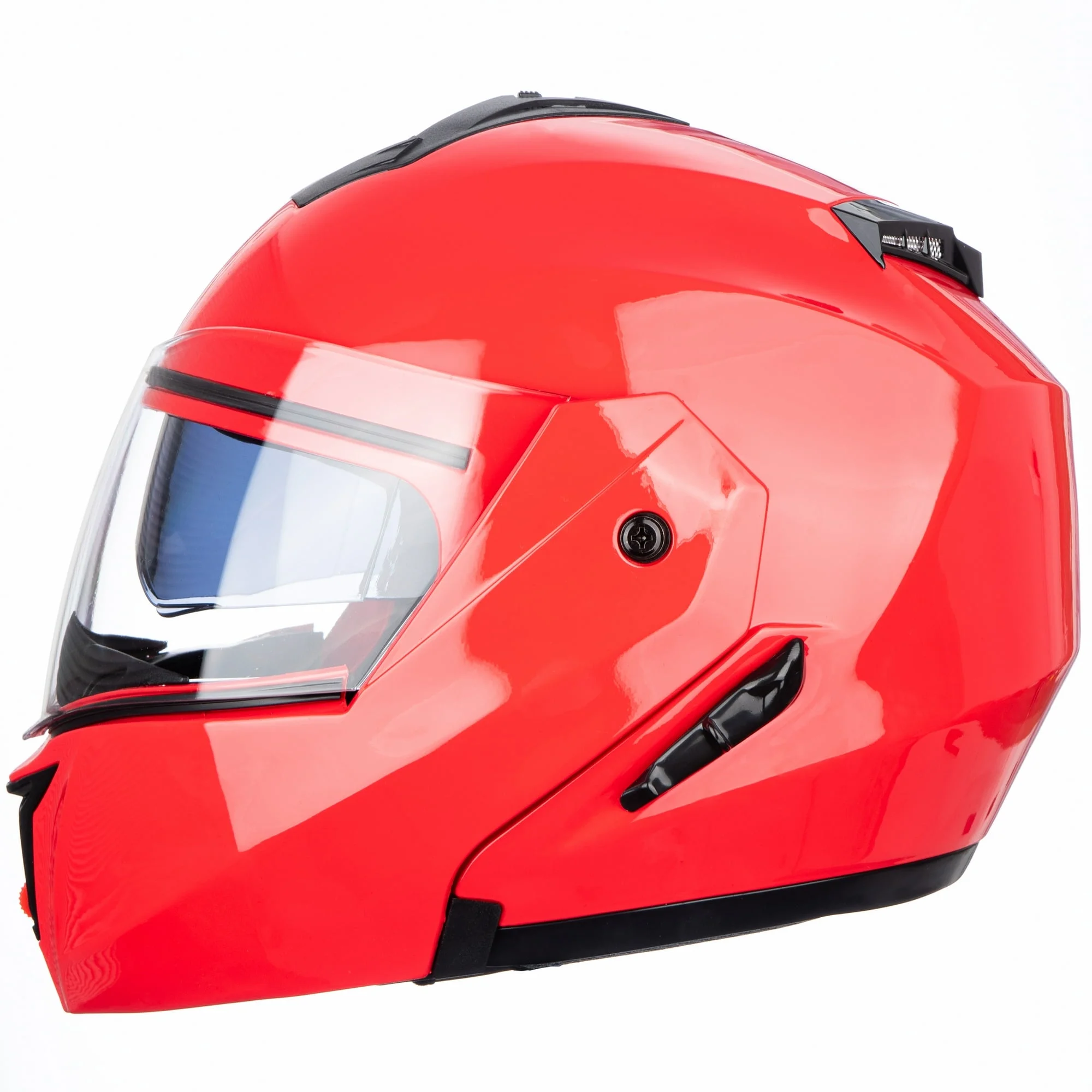 Full Face Motorcycle Helmet Uncovered Helmet Flipped Chin Double Visor Street Bike Helmet for Men and Women Suitable for Outdoor Sports - Curated Treasures Market