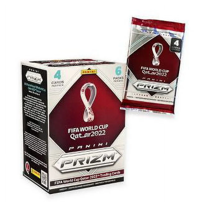 2022 Panini FIFA World Cup Prizm Soccer Trading Card Blaster Box
