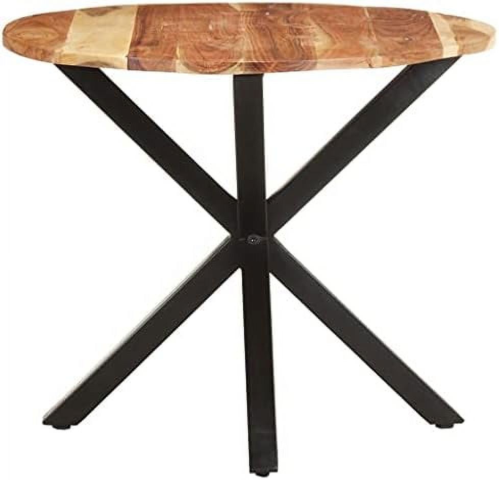 xrboomlife   Console Table Small Dresser Coffee  Craft Table Suitable for Entryway Living Room Bedroom Office 26.8"x26.8"x22" Solid Mango Wood - Curated Treasures Market