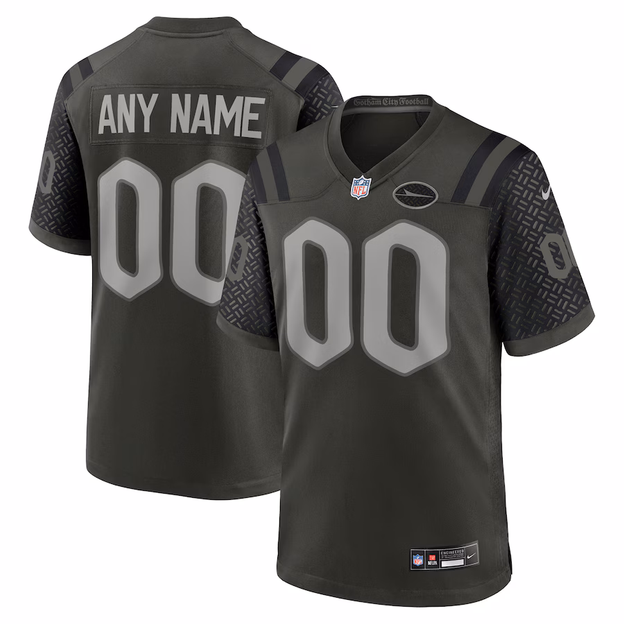 Men's New York Jets Nike Green 2025 Rivalries Collection Custom Game Jersey