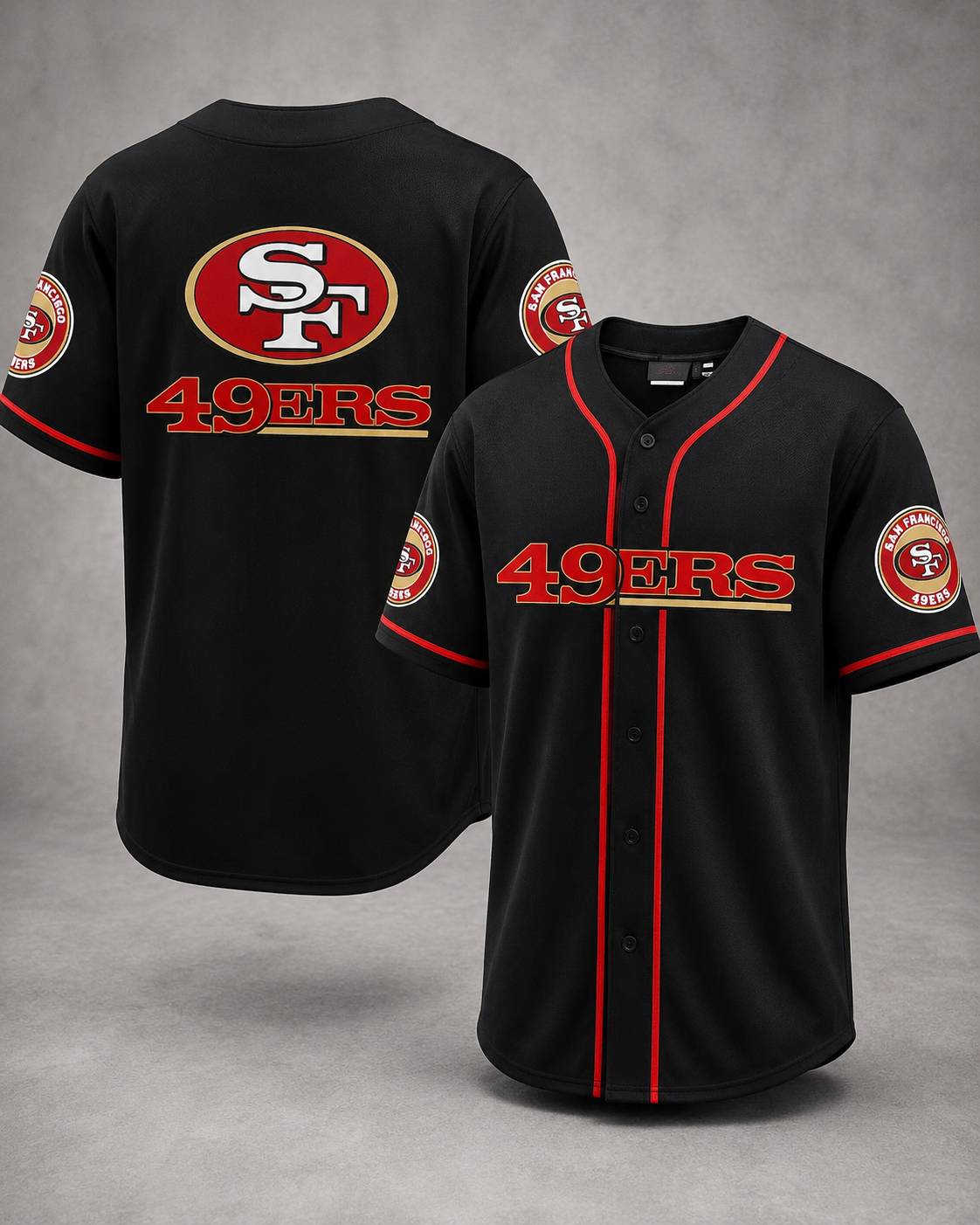The Faithful San Francisco 49ers baseball Jersey