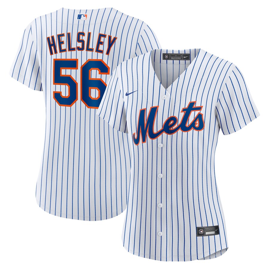 Women's New York Mets Ryan Helsley Nike White Home Replica Jersey