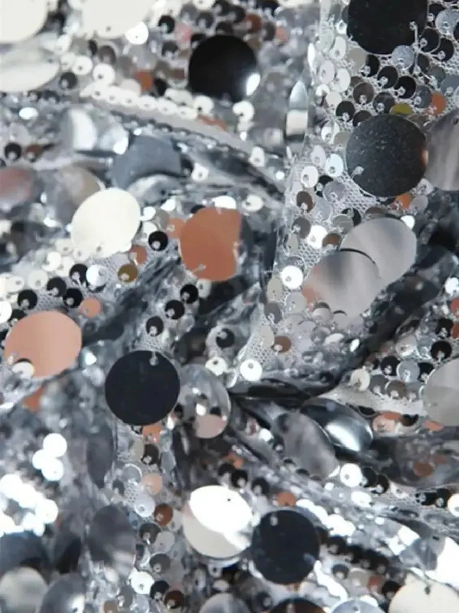 'Genesis' Y2k New Year Eve Shinning Sequins Dress