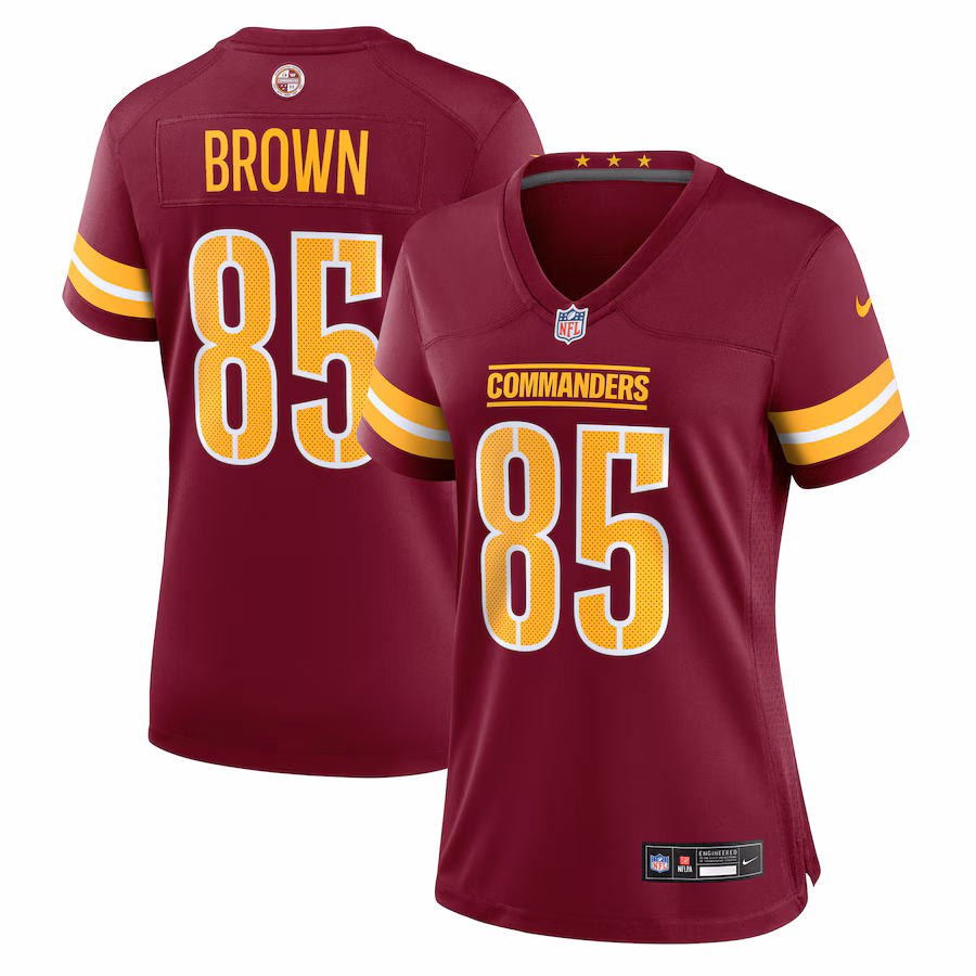 Women's Washington Commanders Noah Brown Nike Burgundy Team Game Jersey