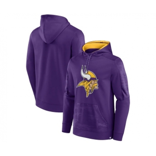 Men's Minnesota Vikings Purple On The Ball Pullover Hoodie