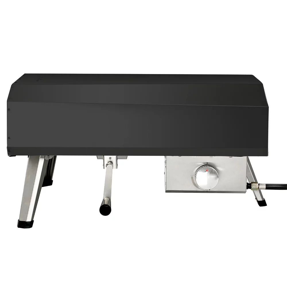 Propane Pizza Oven 16in. Outdoor Gas Pizza Oven in Black, w/Rotating Pizza Stone