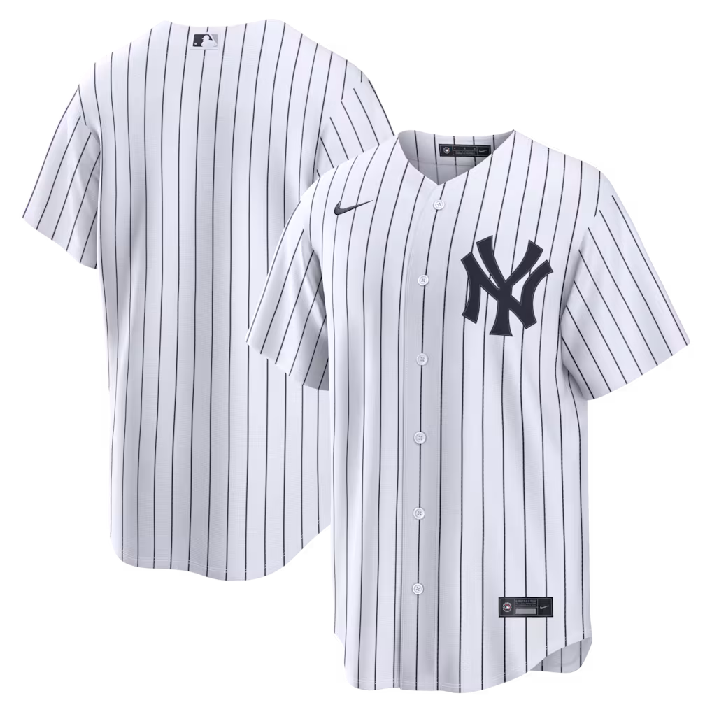 Men's New York Yankees Nike White Home Replica Jersey