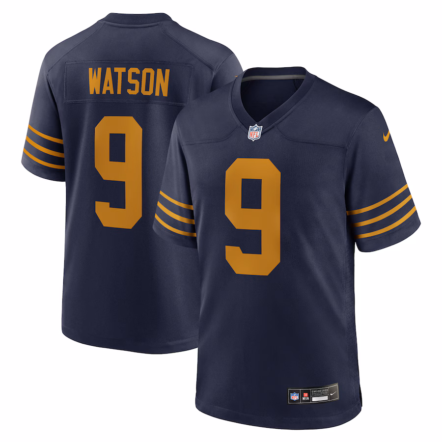 Men's Green Bay Packers Christian Watson Nike Navy The 1923 Classic Game Jersey