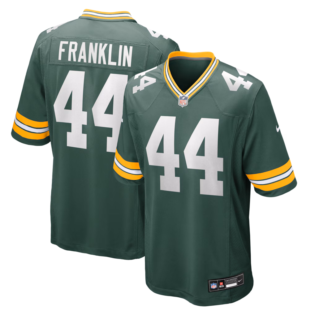 Men's Green Bay Packers Zaire Franklin Nike Green Game Jersey