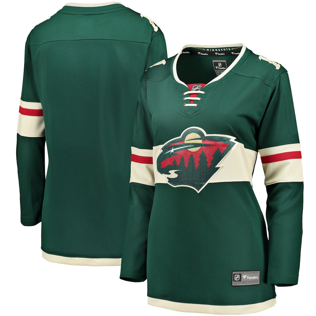 Women's Minnesota Wild Fanatics Green Home Breakaway Jersey