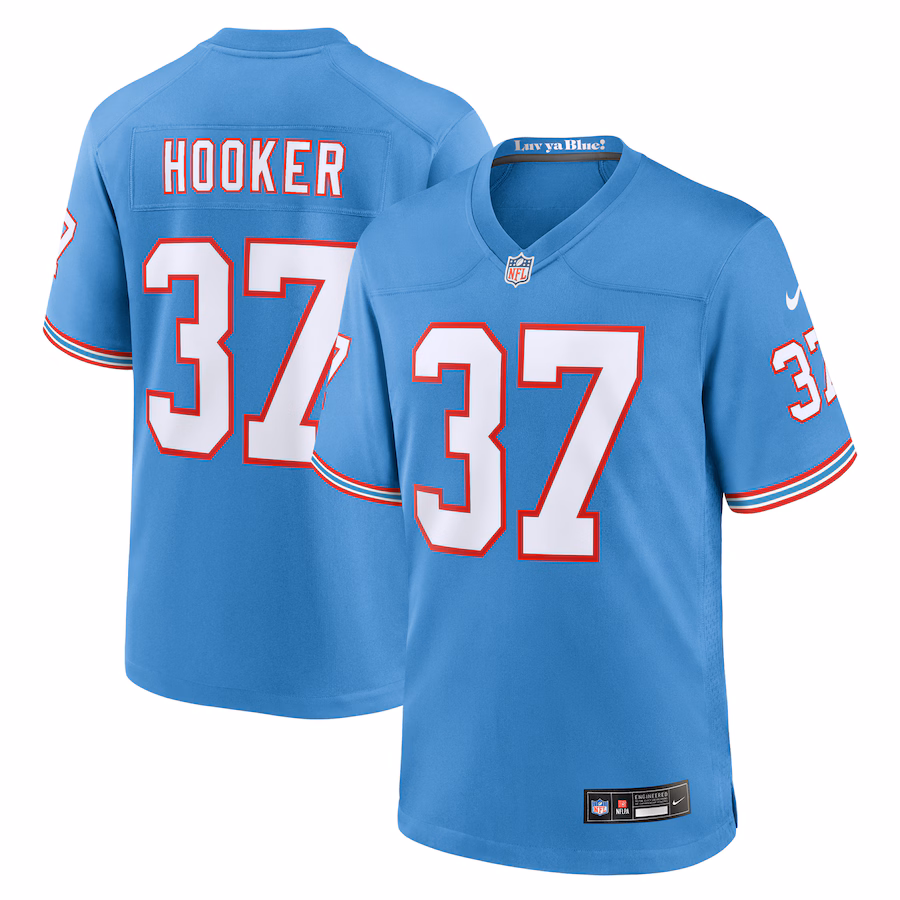 Men's Tennessee Titans Amani Hooker Nike Light Blue Alternate Game Jersey