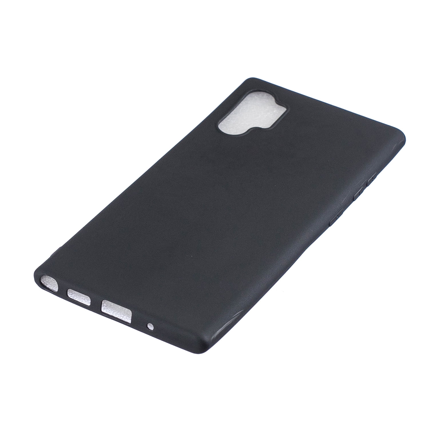 Galaxy Note10+ Plus 5G Case Silicone, Allytech Soft Rubber TPU Wireless Charging Support Shock-Absorption Drop Protection Bumper Defender BacK Cover Case for Samsung Galaxy Note 10 Plus,Black - Curated Treasures Market