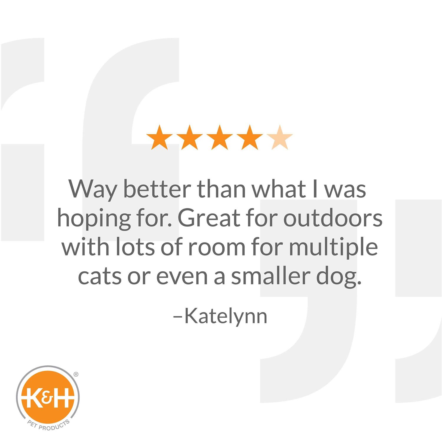 K&H Pet Products Extra-Wide Outdoor Kitty House