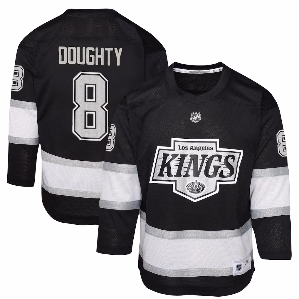 Youth Los Angeles Kings Drew Doughty Outerstuff Black Home Replica Player Jersey