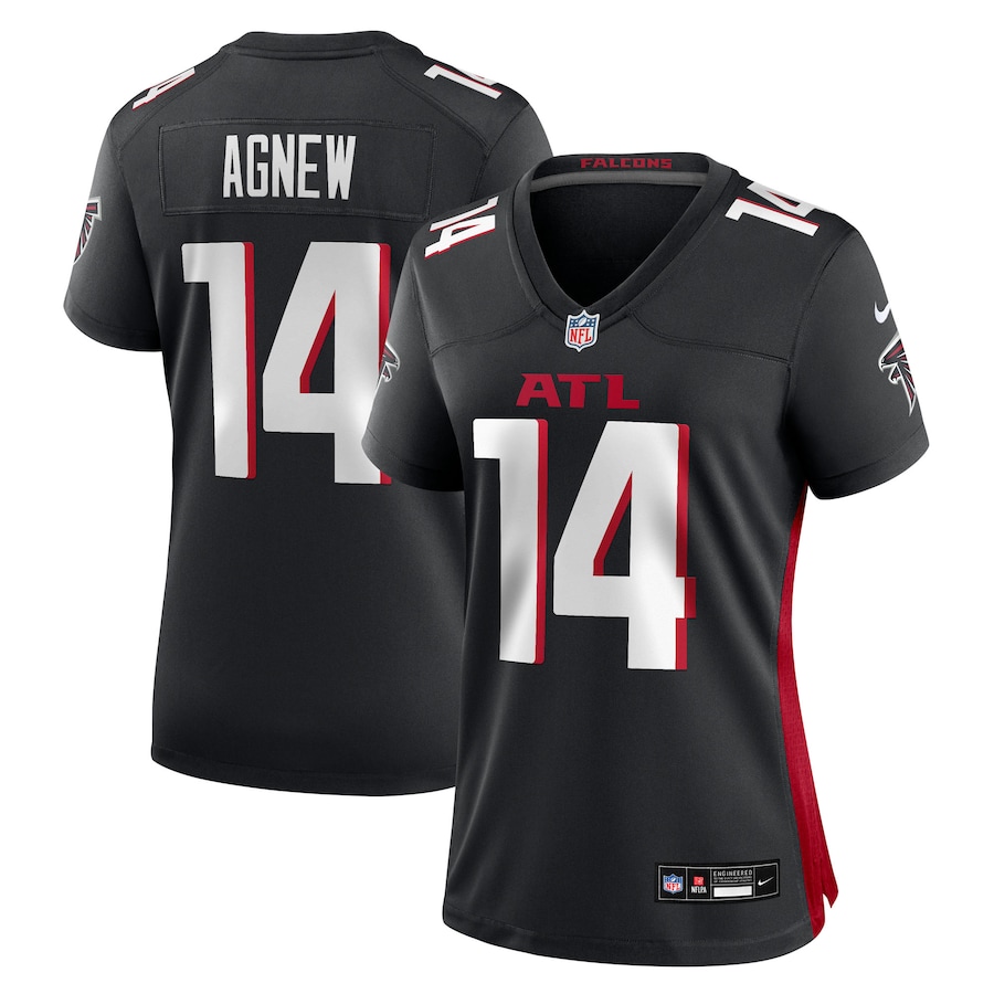 Women's Atlanta Falcons Jamal Agnew Nike Black Team Game Jersey