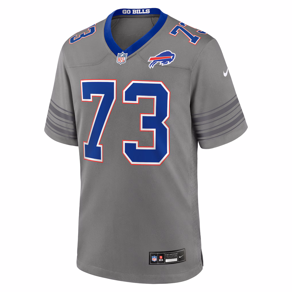 Men's Buffalo Bills Dion Dawkins Nike Gray Nickel City Game Jersey
