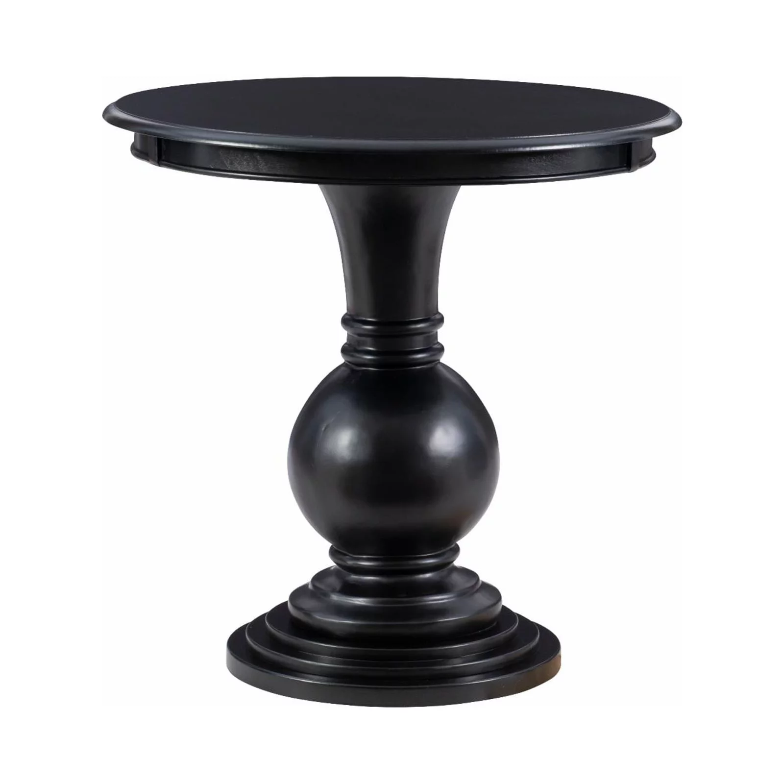 Powell Adeline Round Side Table - Black - Curated Treasures Market