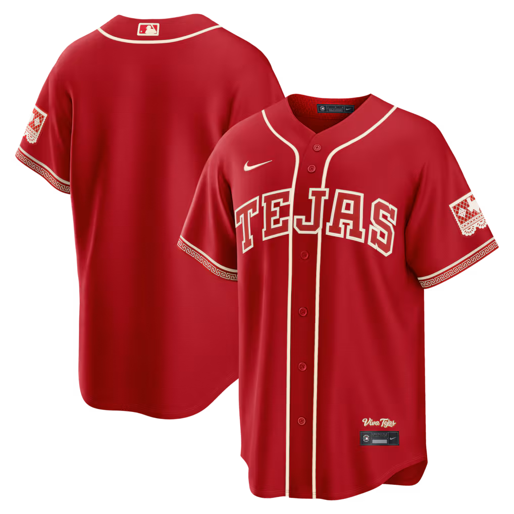 Men's Texas Rangers Nike Red 2026 City Connect Stadium Jersey